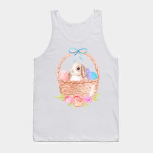 Easter bunny in basket Tank Top